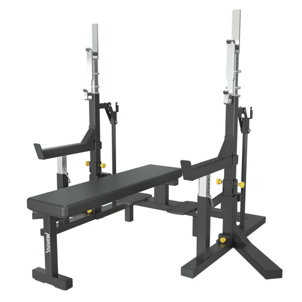 ALA1614 Flat Bench Free Weight Rack